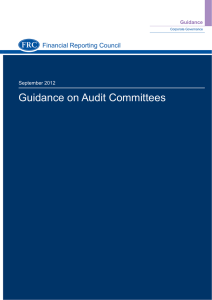 Guidance on Audit Committees - Financial Reporting Council