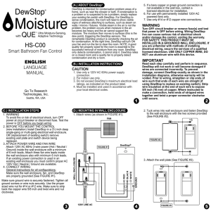 6. For use with permanently installed 120V AC