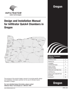 Design and Installation Manual for Infiltrator Quick4 Chambers in