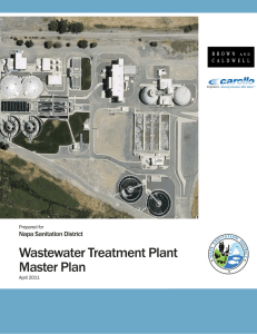 Wastewater Treatment Plant Master Plan