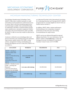 michigan manufacturing technology center