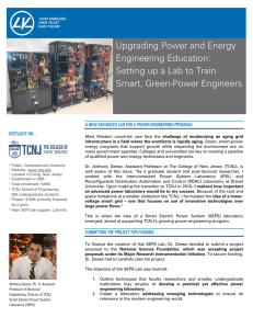 Upgrading Power and Energy Engineering Education - Lab-Volt