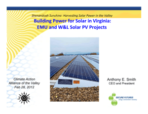 Secure Futures solar PV presentation-CAAV 2-28-12