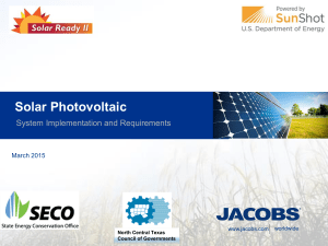 Agenda Solar Photovoltaic