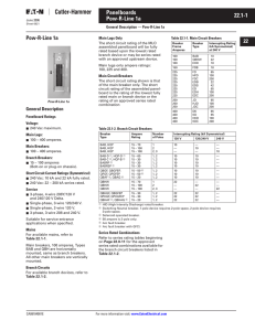 Specification Sheet