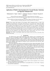 Aplication of Multi-Criteriaanalysis for Circuit Breaker