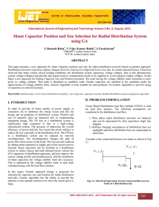 Journal of Engineering Shunt Capacitor Position and Size Selection