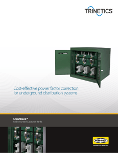 Medium Voltage Pad-Mount Capacitor Banks