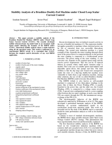 Stability Analysis of a Brushless Doubly