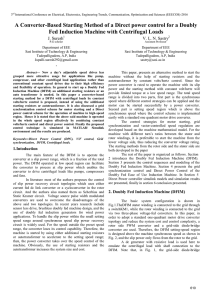 A Converter-Based Starting Method of a Direct power - eeecos-2016