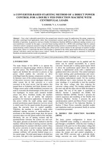 a converter-based starting method of a direct power control