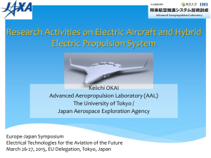 Activities on MEA and Electric-powered propulsion technologies in