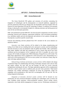 AIP 2013 – Technical description GRC – Green Rotorcraft
