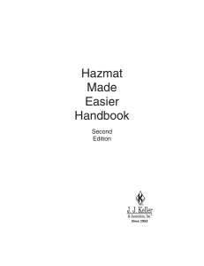 Hazmat Made Easier Handbook - JJ Keller® Training Portal