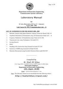 Laboratory Manual of Course EL 392 - Multi-Purpose Website