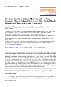 Structural Analysis of Enhanced Ferroelectricity in Nano