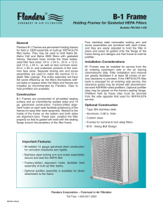 B-1 Frame - Flanders Corporation