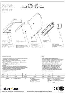 Wing W Installation Instructions - Inter-Lux