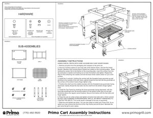 Primo Cart Assembly Instructions