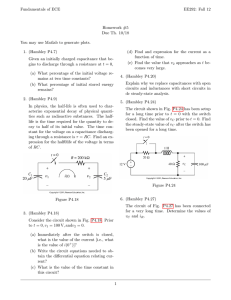 Fundamentals of ECE EE292: Fall 12 Homework #5 Due Th. 10/18