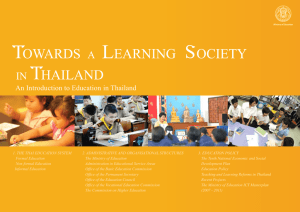 An Introduction to Education in Thailand