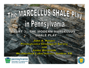 The Modern Marcellus Play - Pennsylvania Department of