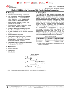 SN65LBC184, SN75LBC184