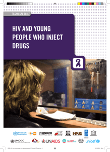 HIV and young people who inject drugs: A technical brief