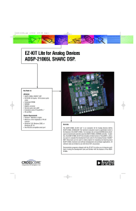 EZ-KIT Lite for Analog Devices ADSP