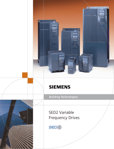 SED2 Variable Frequency Drives