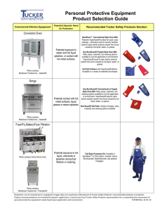 Personal Protective Equipment Product Selection