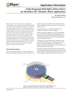 Fully Integrated Hall Effect Motor Driver for Brushless DC