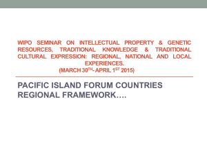 pacific island forum countries regional framework….