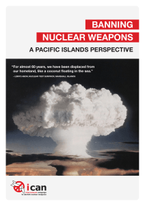 Banning Nuclear Weapons : a Pacific Islands Perspective