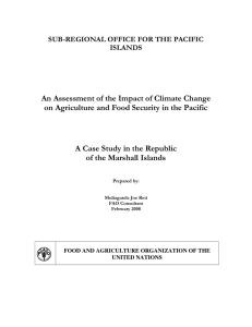 An Assessment of the Impact of Climate Change