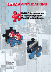 HYDAC Accessories in Plastic Injection Moulding Machines.