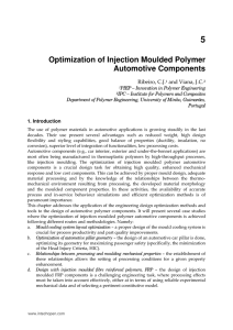 Optimization of Injection Moulded Polymer Automotive