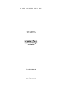 Injection Molds - Carl Hanser Verlag