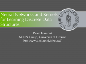 Neural Networks and Kernels for Learning Discrete Data Structures