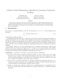 A Discrete Global Minimization Algorithm for Continuous Variational