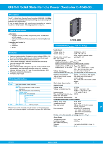 Solid State Remote Power Controller E-1048-S6... 7