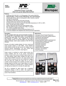 IPC01 AC - Micropac Industries