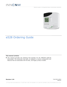 e528 Ordering Guide
