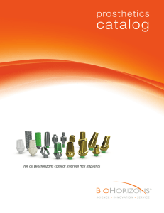 prosthetics catalog