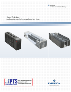 Emerson Network Power Smart Solutions