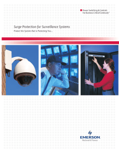 Surge Protection for Surveillance Systems