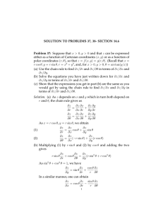 SOLUTION TO PROBLEMS 37, 38- SECTION 14.6 Problem 37