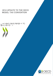 The 2014 Update to the Lodel Tax Convention