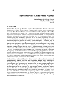Dendrimers as Antibacterial Agents
