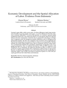 Economic Development and the Spatial Allocation of Labor